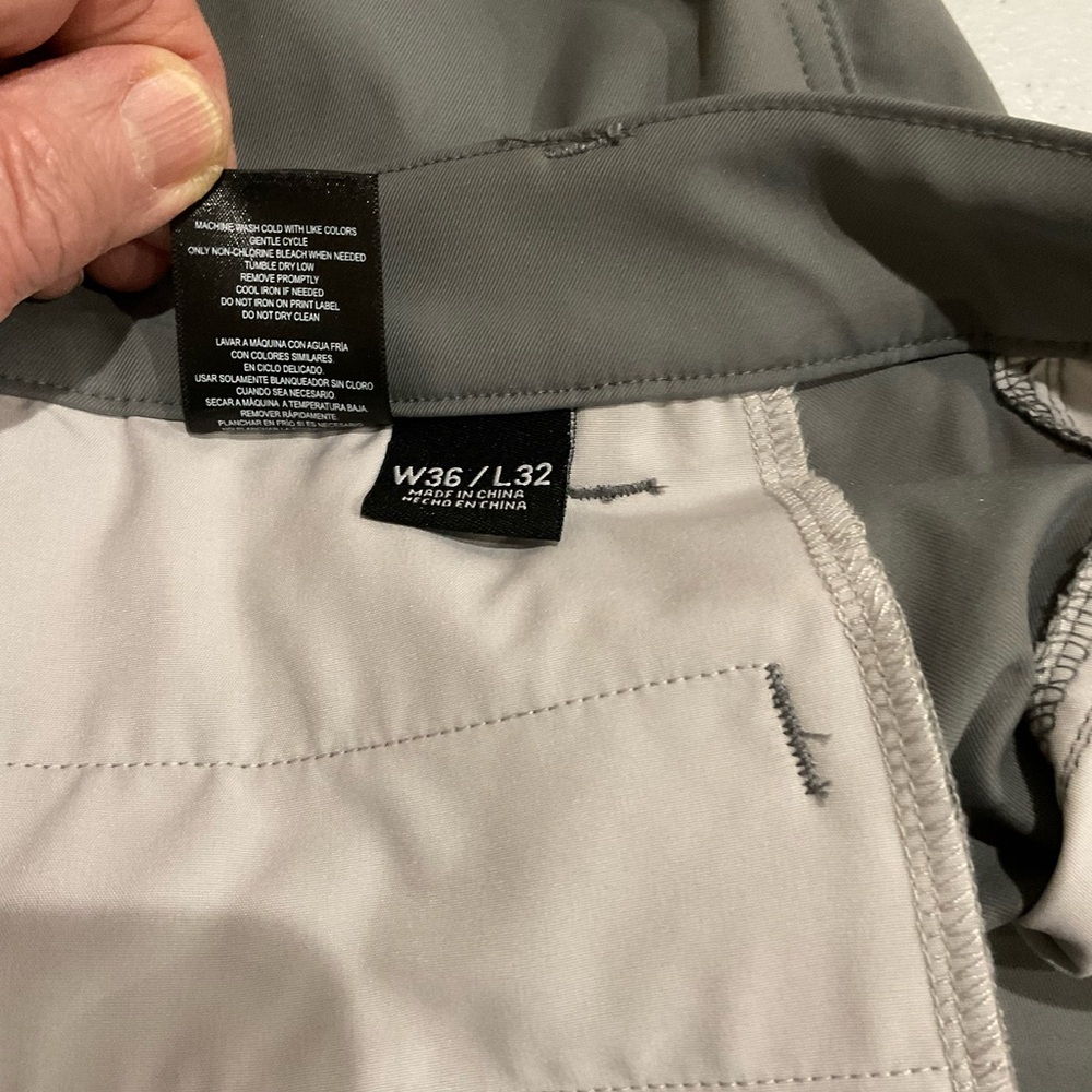 32 Degrees Cool Stretch Pants Performance Straight Leg Grey Men’s Size 36 x 32 - Picture 11 of 11